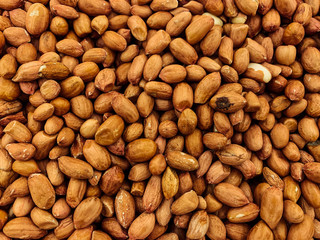 lots of peanuts for eating like the background