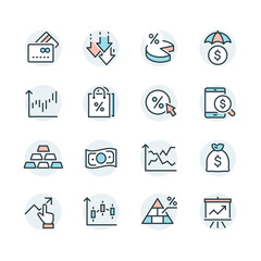 business and marketing icons set
