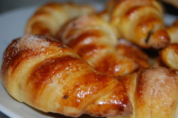 Delicious handmade frensh croissant 