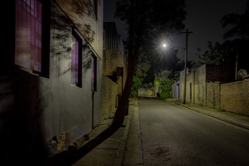 old street at night