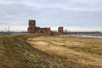 Medieval royal Castle in Kolo City near Warta river - Poland