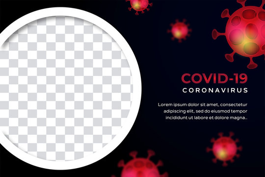 Poster or Banner Coronavirus background