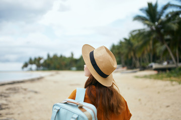 woman on the beach