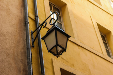 In streets of Aix-en-Provence, France