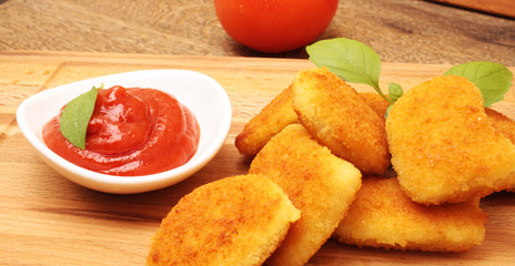 Nuggets chicken tomato basil
