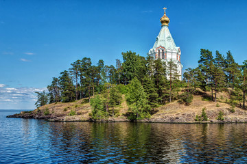 church on the lake