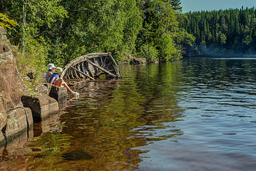 old fishing boat