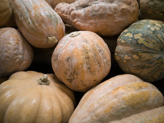 Pumpkin for sale in supermarket