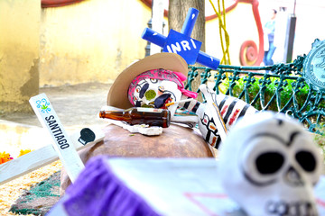 dia de muertos en coyoacan