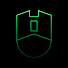 mouse nolan icon. Simple thin line, outline vector of internet things icons for ui and ux, website or mobile application