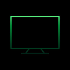 monitor PC nolan icon. Simple thin line, outline vector of internet things icons for ui and ux, website or mobile application