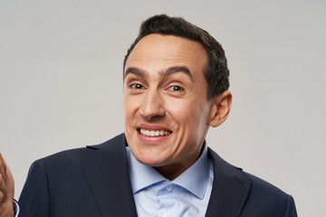 portrait of a handsome businessman