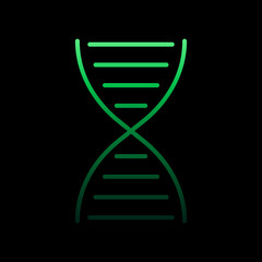 Dna nolan icon. Simple thin line, outline vector of medical icons for ui and ux, website or mobile application