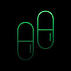 Drugs medicine nolan icon. Simple thin line, outline vector of medical icons for ui and ux, website or mobile application