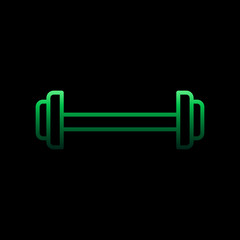 Dumbbell nolan icon. Simple thin line, outline vector of medical icons for ui and ux, website or mobile application