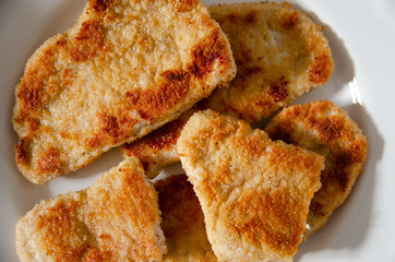 pork chops in a pan