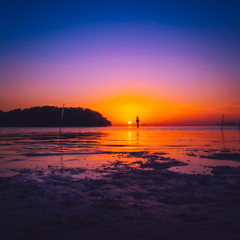 sunset sea sun aquatic ocean sky sunrise cloud beach nature landscape orange dusk florida usa horizon lake beautiful impressions red waves © Alberto GV PHOTOGRAP