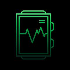 Smartwatch medical nolan icon. Simple thin line, outline vector of medical icons for ui and ux, website or mobile application