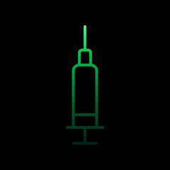 Syringe nolan icon. Simple thin line, outline vector of medical icons for ui and ux, website or mobile application