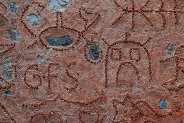 Ancient wall texture