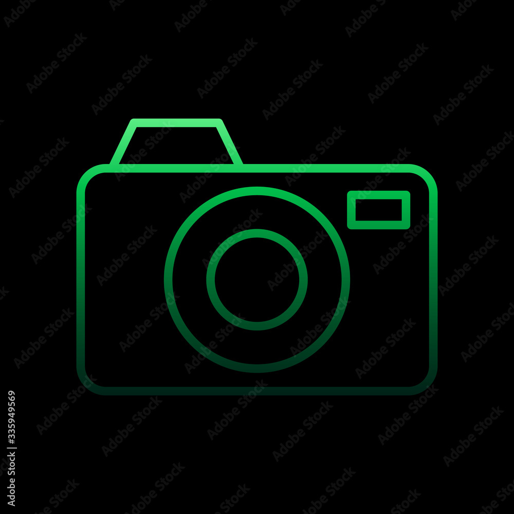 Poster camera nolan icon. simple thin line, outline vector of summer icons for ui and ux, website or mobile