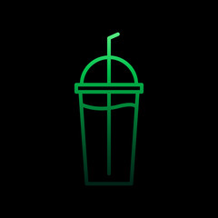 Cocktail nolan icon. Simple thin line, outline vector of Summer icons for ui and ux, website or mobile application