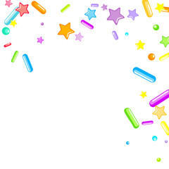 Sprinkles grainy. Cupcake donuts, dessert, bakery