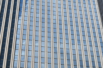 Obraz premium Glass curtain wall of modern architecture