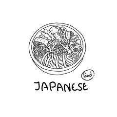 Japanese-food drawing 
