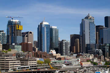 Obraz premium Seattle Sky Line