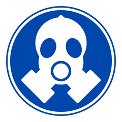 Fototapeta premium Gas mask icon.