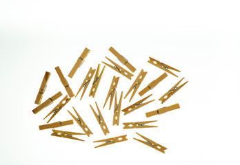 Clamps isolated against a white background