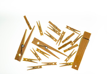 Clamps isolated against a white background