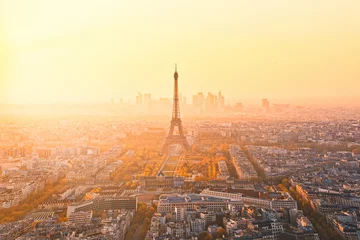 Deurstickers eiffel tower in paris © Mariano