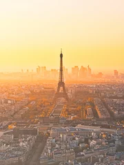 Cercles muraux Paris eiffel tower in paris