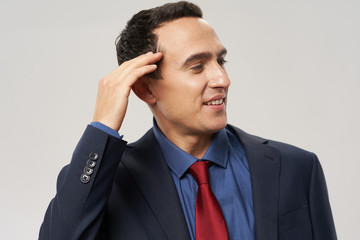 businessman with headache