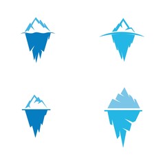 Fototapeta na wymiar Iceberg vector illustration
