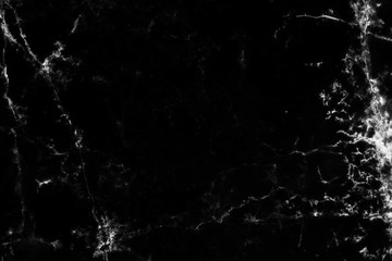 Abstract black marble patterned texture background, for design art work.