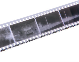 Piece of Black and White Film