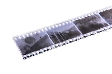 Piece of Black and White Film