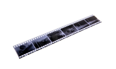 Piece of Black and White Film