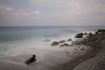 Long exposure sunrise seascape 