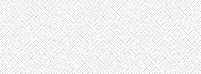 Modern lines texture. Abstract geometric illustration. Maze. Labyrinth.