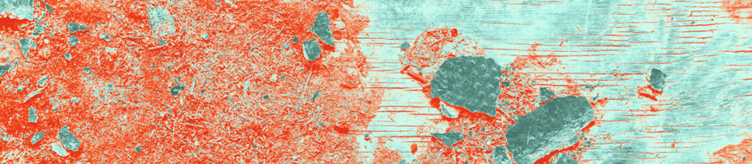 abstract red, orange, celadon and aquamarine colors background for design