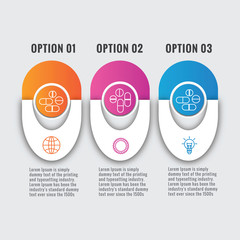 Pill icon on vertical infographic design template, can be used for workflow layout