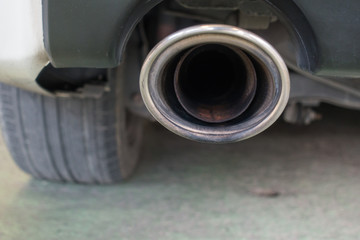Exhaust pipe of car engine