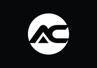 A-C Initial Letter Logo design vector template, Graphic Alphabet Symbol for Corporate Business Identity