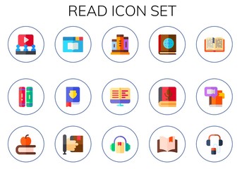 read icon set