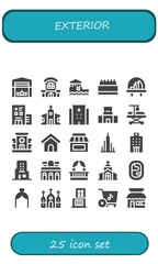 exterior icon set