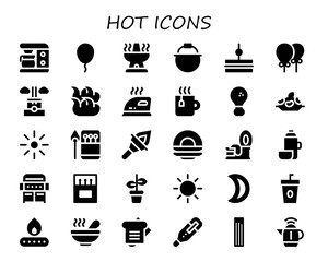 hot icon set